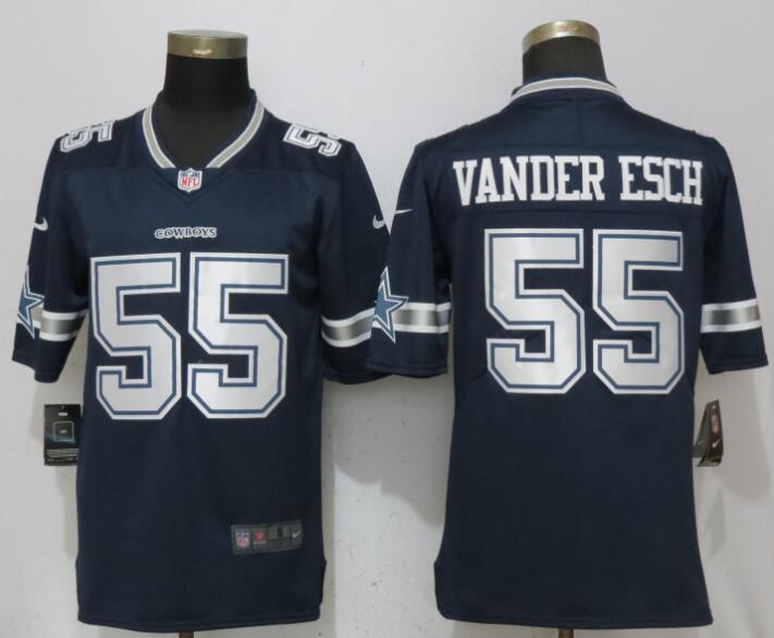 Men Dallas cowboys #55 Vander edch Blue Vapor Untouchable Player Nike Limited NFL Jerseys->dallas cowboys->NFL Jersey